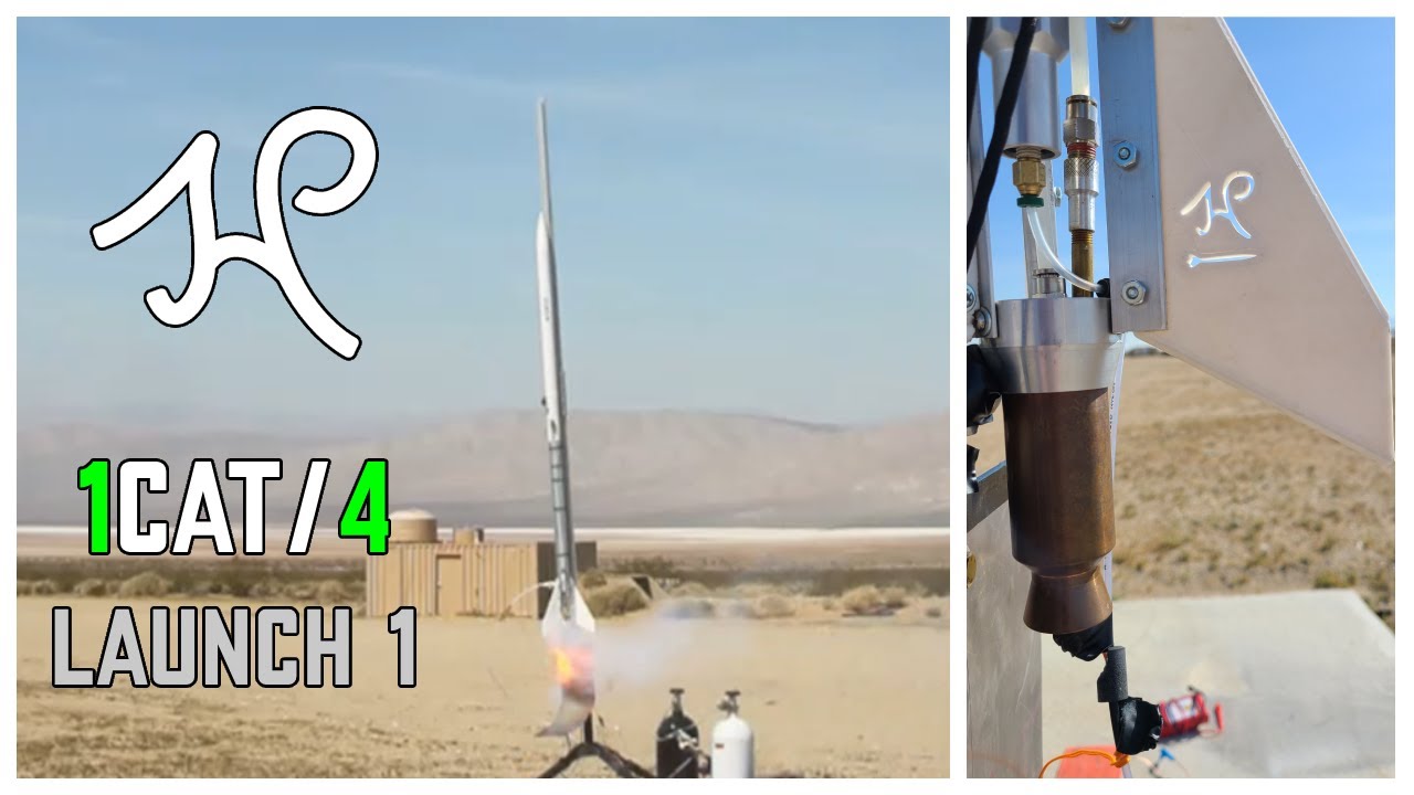 1Cat/4 - Launch 1 | Half Cat Rocketry