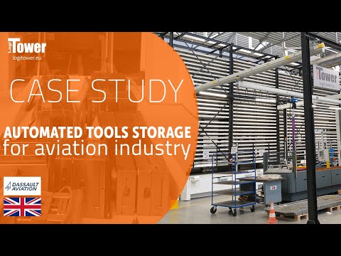 LOGITOWER: Dassault - 14-towers MultiLOGITOWER automated tools storage for the aviation industry
