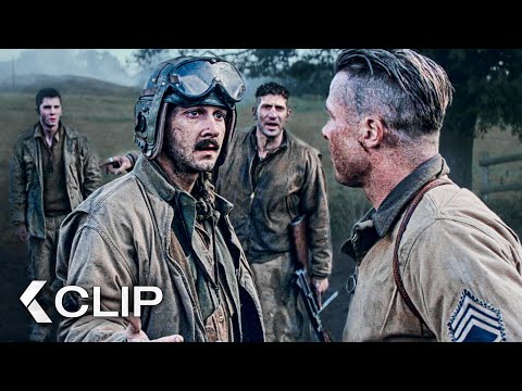 Vienen los Alemanes! - CORAZONES DE HIERRO Clip (2014) Brad Pitt, Shia LaBeouf