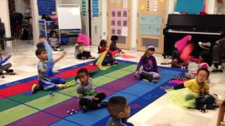 Kindergarten Music Class Exploring Instruments and Form