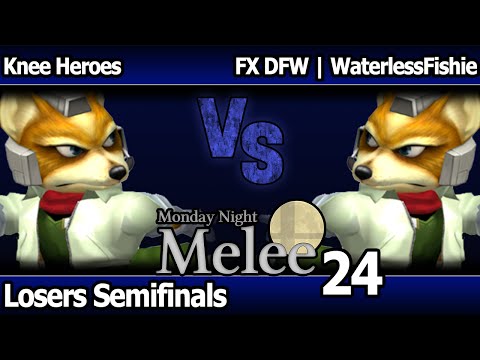 MNM 24 Melee - Knee Heroes (Fox) vs FX DFW | WaterlessFishie (Fox) - Losers Semifinals