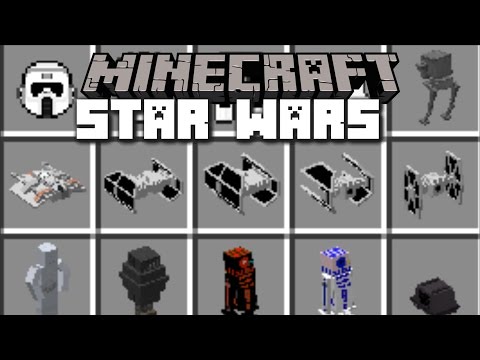 EPIC Minecraft STAR WARS DROID MOD! MUST SEE!!