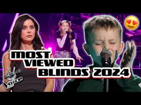 TOP 5 | MOST VIEWED Blind Auditions of 2024 Germany | The Voice Kids