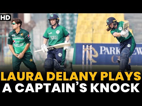Laura Delany Plays A Captain's Knock | Pakistan Women vs Ireland Women | 1st ODI 2022 | PCB | MW2L