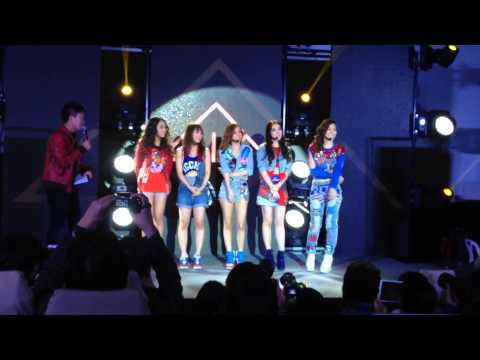 GAIA introducing themselves at Siam Street Fest 2013