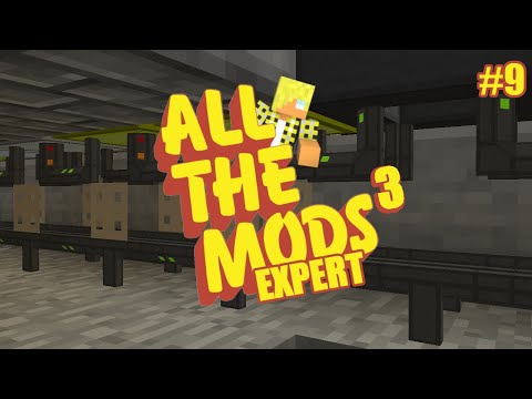 Logistics Pipes! (are not fun) | Minecraft - All The Mods 3 Expert | Episode 9