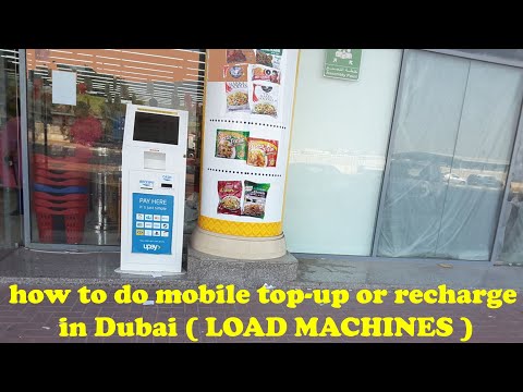 How to Top-Up or Recharge Mobile in Dubai Using Load Machines