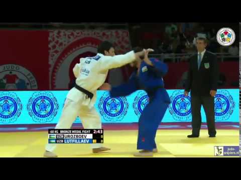 Judo 2015 World Masters Rabat: Urozboev (UZB) - Lutfillaev (UZB) [-60kg] bronze