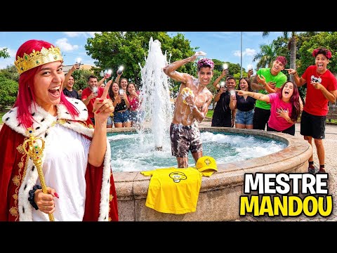 BRINCAMOS DE O MESTRE MANDOU NA RUA *Passamos muita vergonha !