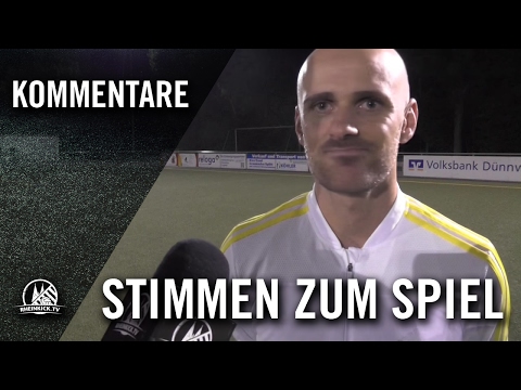 Benjamin Schiebahn (SpVg. Köln-Flittard) und Wolfgang Rieger (SV Deutz 05) - Stimmen