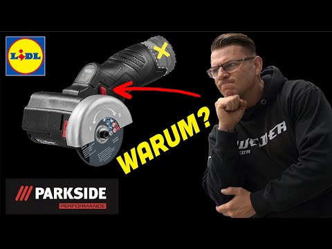 ENTTÄUSCHUNG? - PARKSIDE Akku-Winkelschleifer »PPWSA 12 A1«