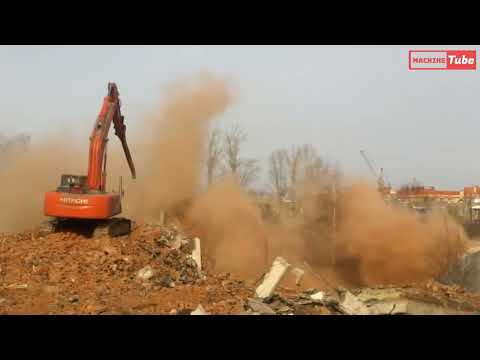 1 Hour Amazing Epic Building Destruction Demolition Compilation Crazy Excavators Controlled Fails