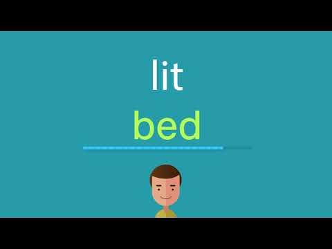 Comment dire lit en anglais
