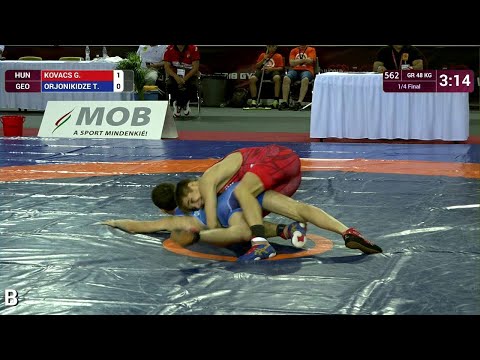 1/4 GR - 48 kg: G. KOVACS (HUN) v. T. ORJONIKIDZE (GEO)