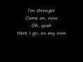 Britney Spears - Stronger (With Lyrics)