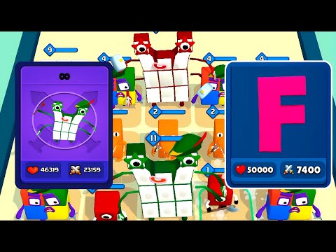 Merge Number Cube Color Block + Alpha Shooter 3D  - Merge Simulator Battles ⭐ 123456789