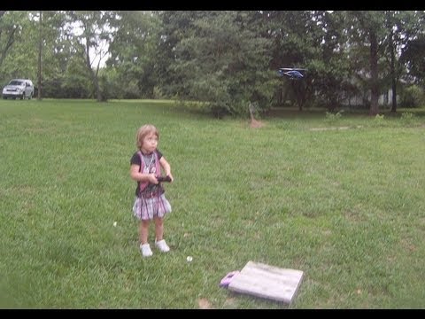 Annabelle's First Flight! Air Hogs Gyroblade