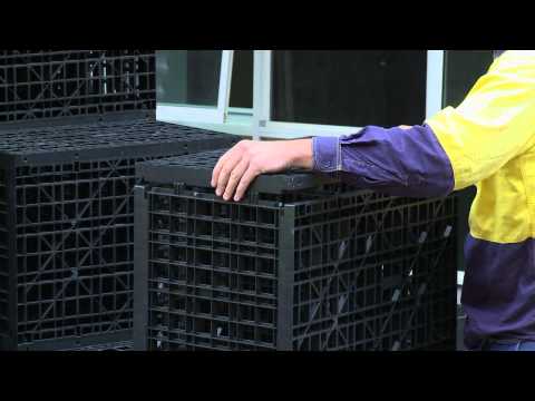 Showing installation of 3000 l underground water tank