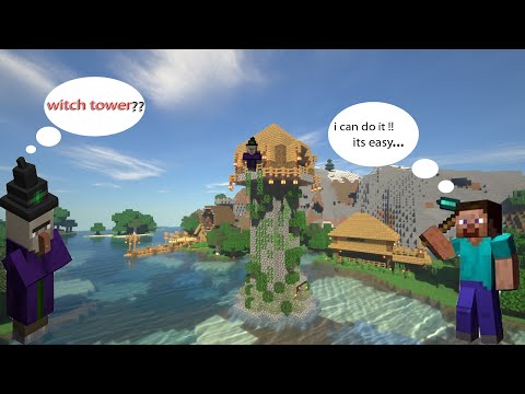 Witch tower build||MInecraft||kalubadmash gaming