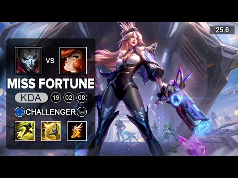 Miss Fortune vs Jhin ADC - KR Challenger - Patch 25.6 Season 15