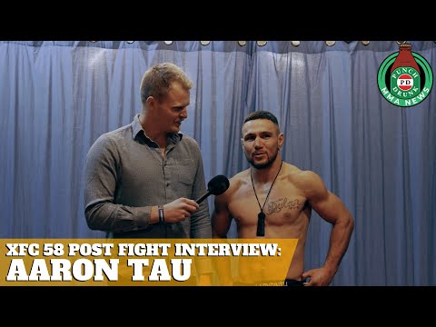 XFC 58: Post-fight interview with Aaron Tau after his Bantamweight title defense