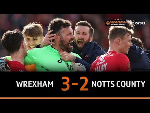 Wrexham v Notts County (3-2) | A title race to remember! | Vanarama National League Highlights