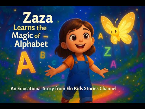 Zaza learns the Magic of Alphabet