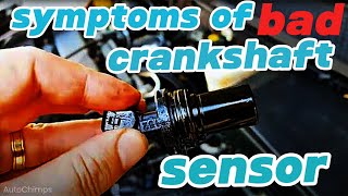 7 symptoms of a bad crankshaft position sensor