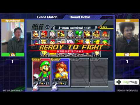 Event Match 9: Spoodbeest (Luigi) vs 1BM (Peach) - Singles Pools