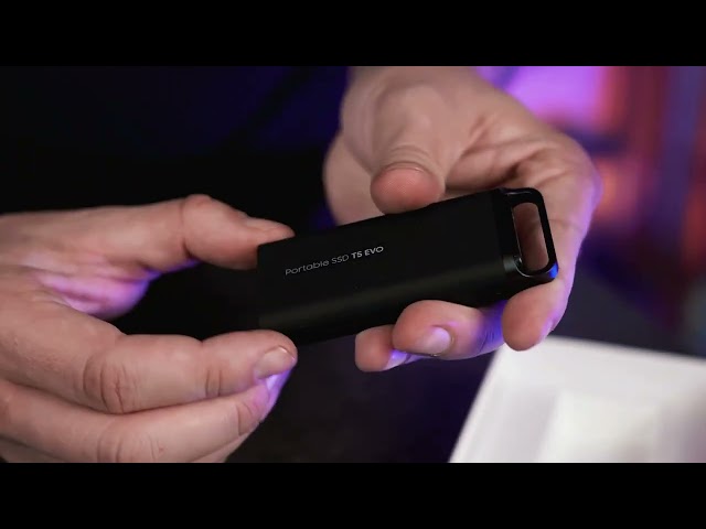Vídeo relacionado con Samsung T5 EVO 8TB, hasta 460MB/s, USB 3.2 Gen 1, SSD Externo, soporta caidas de hasta 2m, para Creadores de Contenido, Youtubers, Copia de Seguridad y Gaming, Mac Compatible, MU-PH8T0S