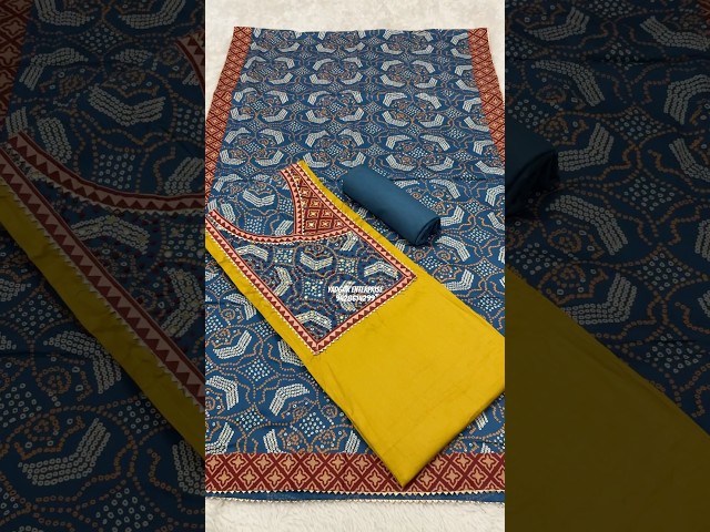 BOUTIQUE COLLECTION DRESS MATERIALS - Jam Satin Unstitched suits with ...