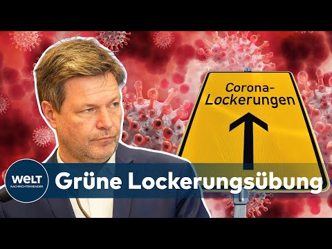 CORONA-LOCKERUNGEN: Robert Habeck kündigt Öffnungsfahrplan an