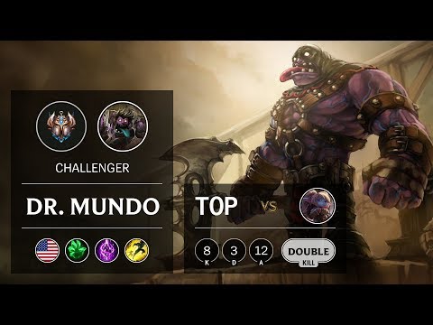 Dr. Mundo Top vs Poppy - NA Challenger Patch 9.9