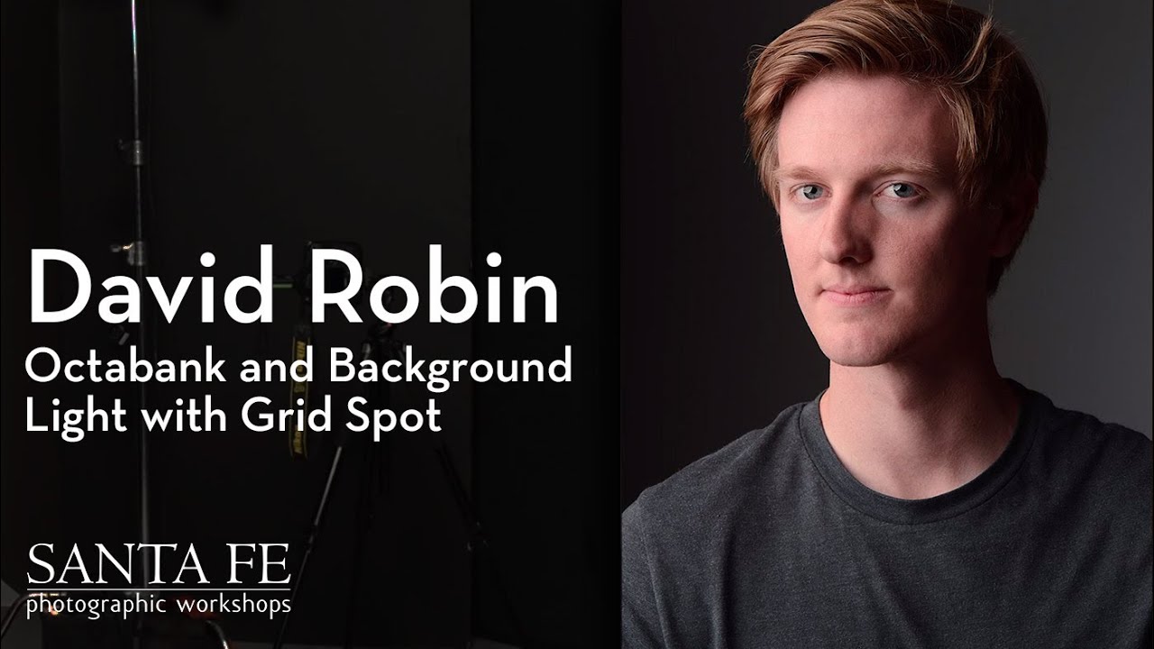 David Robin - Octabank and Background Light with Grid Spot