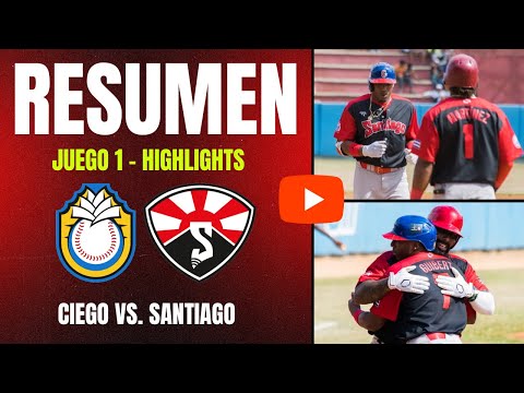 🔴 Highlights (HD): Ciego de Ávila 🆚 Santiago de Cuba | Liga Élite | Resumen Juego 1