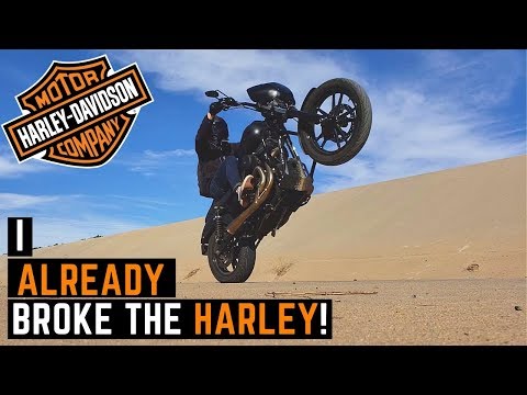 Wheelies Broke My Harley Dyna! Garage Update, Harley Dyna Issues, Learning Wheelies, Motovlog