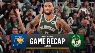2024 NBA Playoffs: Bucks POWER PAST Pacers To Take 1-0 Series Lead I CBS Sports