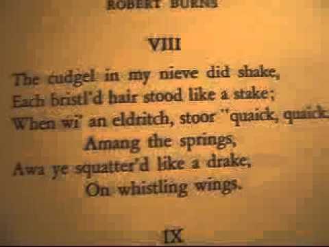 Address to the Diel by Robert Burns