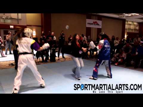 Ashley Dahlquist v Verona Soliman - Team Sparring - AKA Grand Nationals 2014