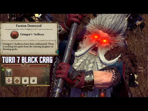 Turn7 Guide to Black Crag and killing Grimgor fully for Grombrindal Total War: Warhammer 2 For L/VH