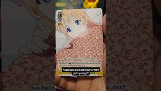 Saekano Weiss Schwarz Unboxing!!! #weissschwarz #anime #saekano #tradingcards #animecardgame