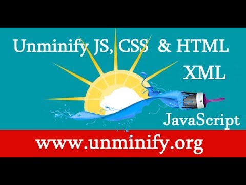 Unminify Js Javascript Css And Format Html Xml Code Online