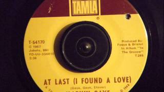 MARVIN GAYE -  AT LAST ( I FOUND A LOVE )