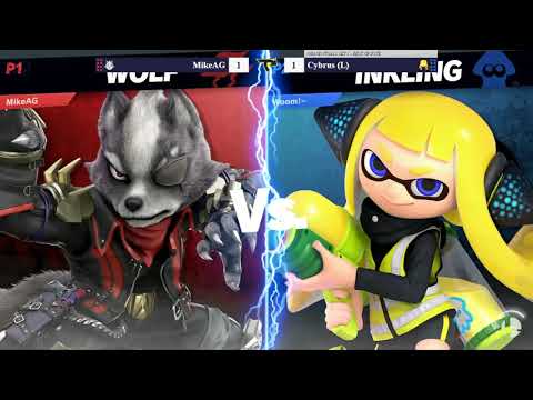 Tap Jump Smash Ultimate Grand Finals   MikeAG Wolf vs Cybrus Inkling