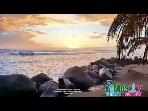 Atardecer en Playa Jiquilillo, El Viejo, Chinandega - Nicaragua.
