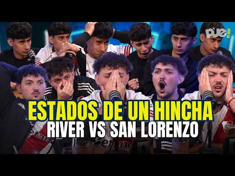 AGÓNICO PARTIDO: RIVER VS SAN LORENZO + EL INFARTO DE LOS HINCHAS