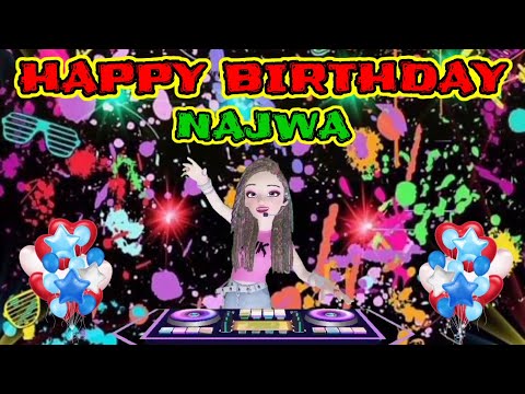 happy birthday najwa 🎂 | ahns birthday studio |