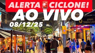 Balneário Camboriú AO VIVO Ciclone Extratropical