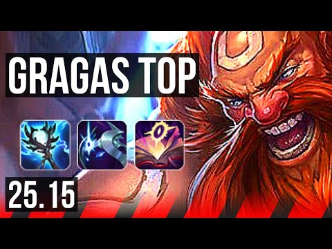 GRAGAS vs NASUS (TOP) | 45k DMG, Legendary | EUW Diamond | 25.15