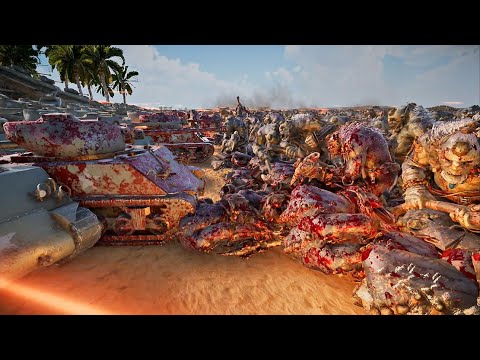 100000 Sherman Tanks vs 2 million Trolls | UEBS2| Ultimate Epic Battle Simulator 2